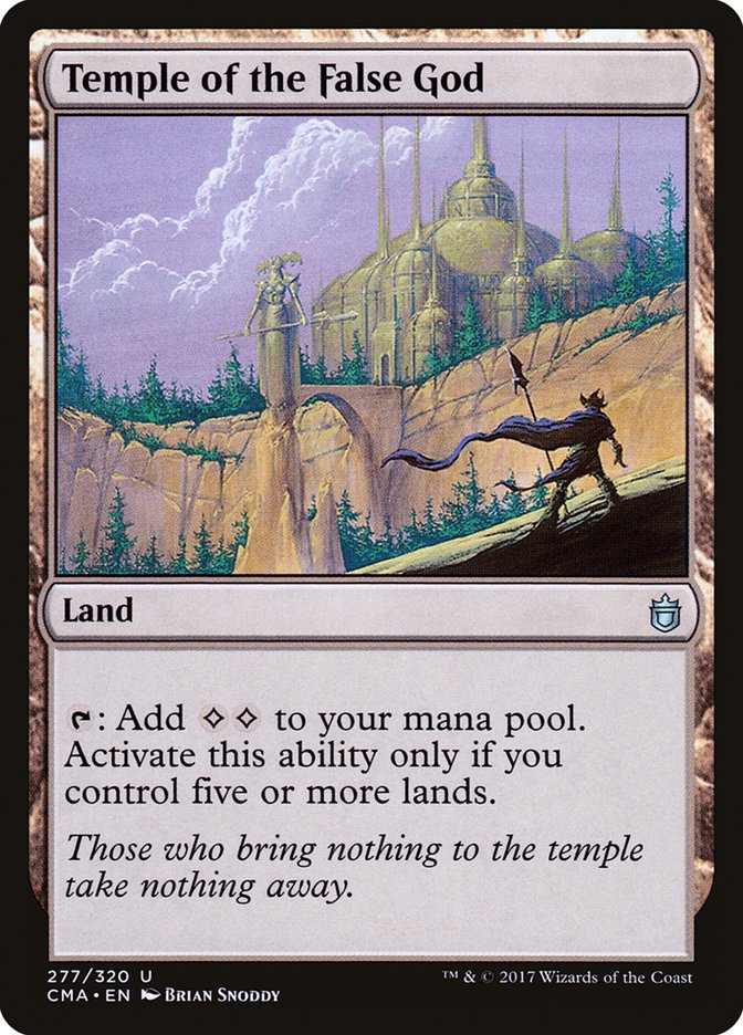 Temple of the False God [Commander Anthology] | Gate City Games LLC