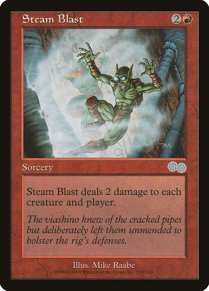 Steam Blast [Urza's Saga] | Gate City Games LLC
