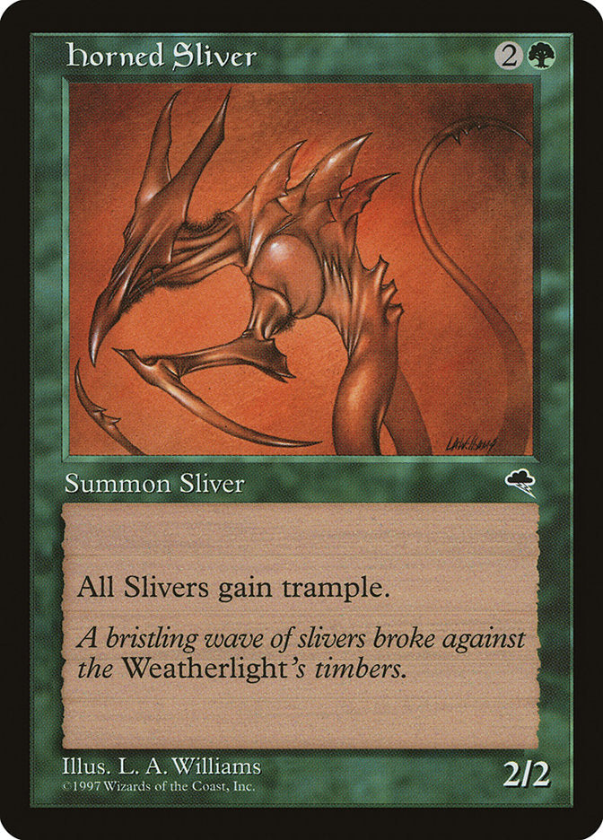 Horned Sliver [Tempest] | Gate City Games LLC