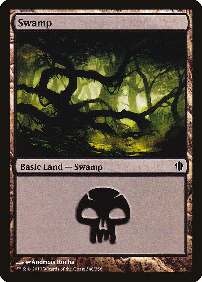 Swamp (348) [Commander 2013] | Gate City Games LLC