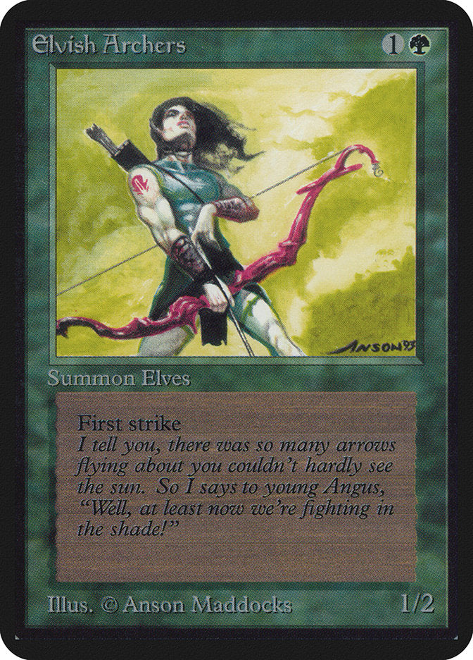 Elvish Archers [Alpha Edition] | Gate City Games LLC