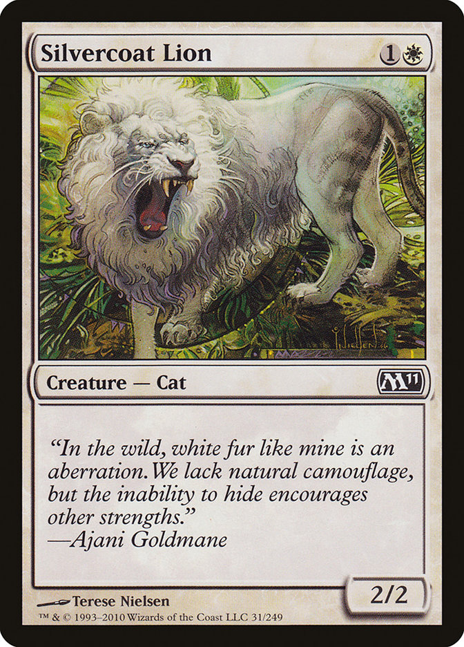 Silvercoat Lion [Magic 2011] | Gate City Games LLC