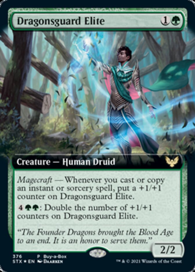 Dragonsguard Elite (Buy-A-Box) [Strixhaven: School of Mages Promos] | Gate City Games LLC