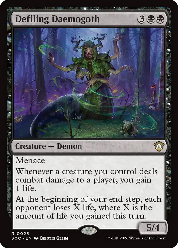 Defiling Daemogoth [Secrets of Strixhaven Commander] | Gate City Games LLC