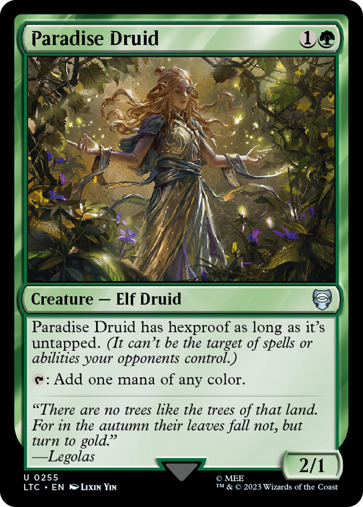 Paradise Druid [The Lord of the Rings: Tales of Middle-Earth Commander] | Gate City Games LLC
