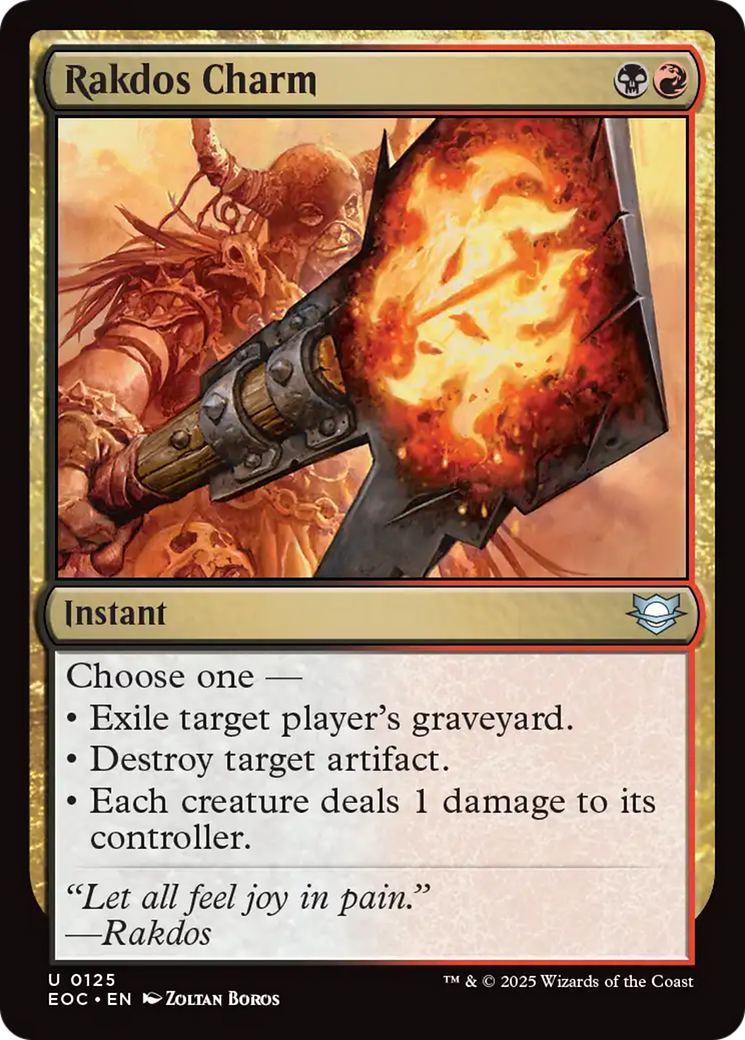 Rakdos Charm [Edge of Eternities Commander] | Gate City Games LLC