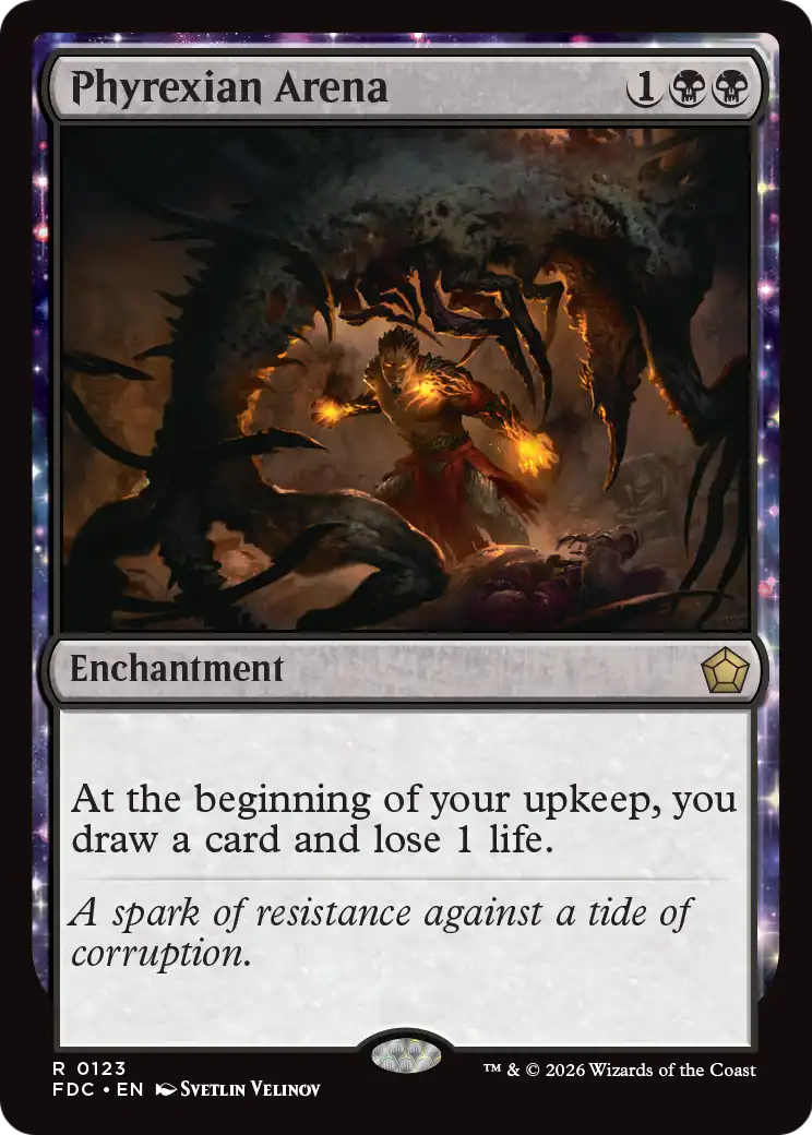 Phyrexian Arena [Foundations Commander] | Gate City Games LLC