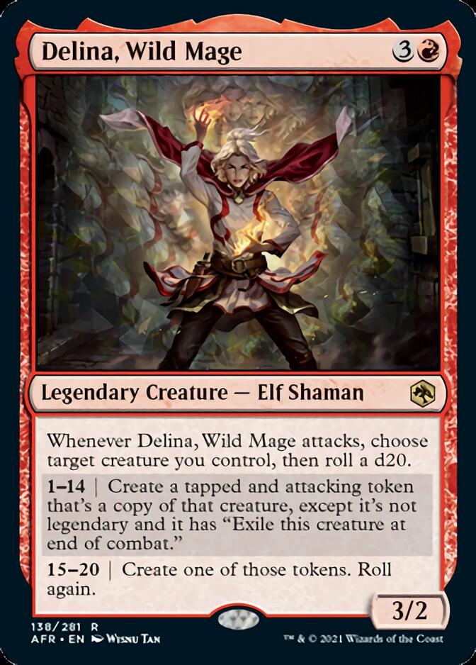 Delina, Wild Mage [Dungeons & Dragons: Adventures in the Forgotten Realms] | Gate City Games LLC