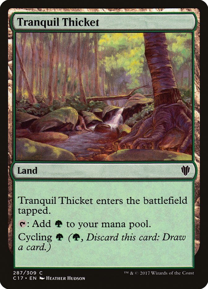 Tranquil Thicket [Commander 2017] | Gate City Games LLC