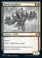 Rakdos Headliner (Sketch) [Modern Horizons 2] | Gate City Games LLC