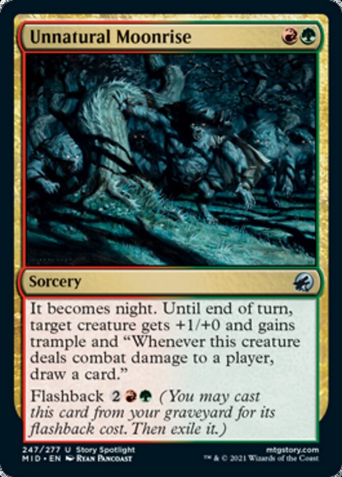 Unnatural Moonrise [Innistrad: Midnight Hunt] | Gate City Games LLC