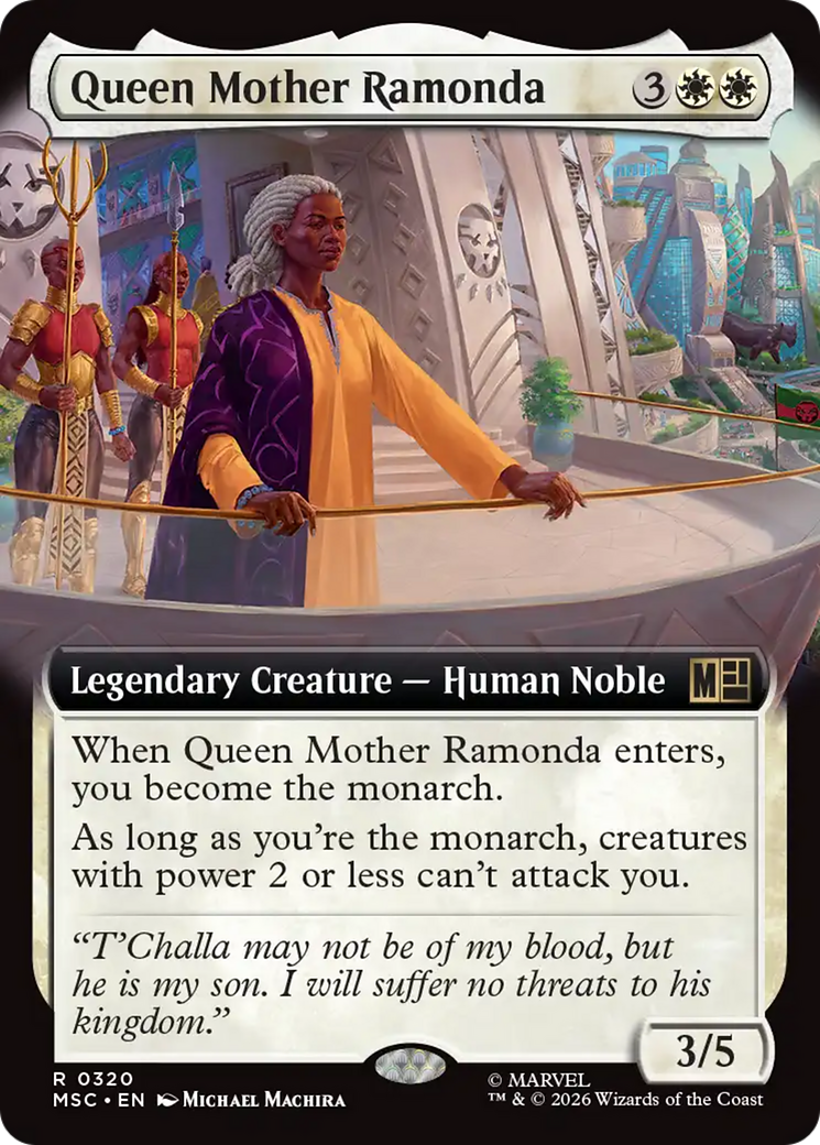Queen Mother Ramonda (Extended Art) [Marvel Super Heroes Commander] | Gate City Games LLC