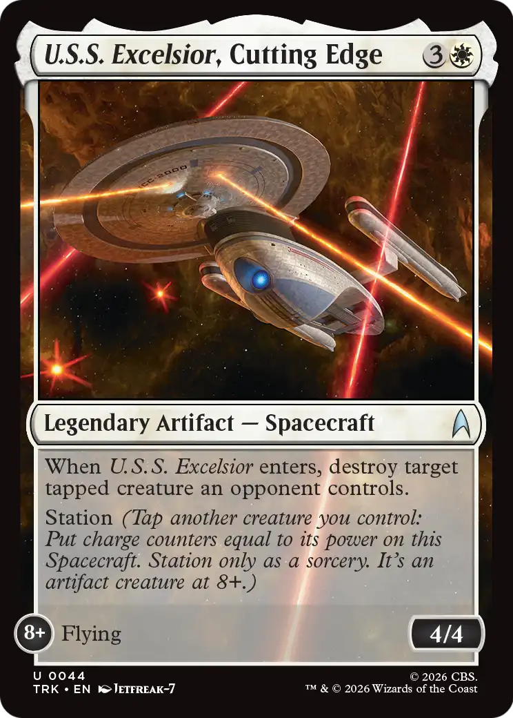 U.S.S. Excelsior, Cutting Edge [Star Trek] | Gate City Games LLC