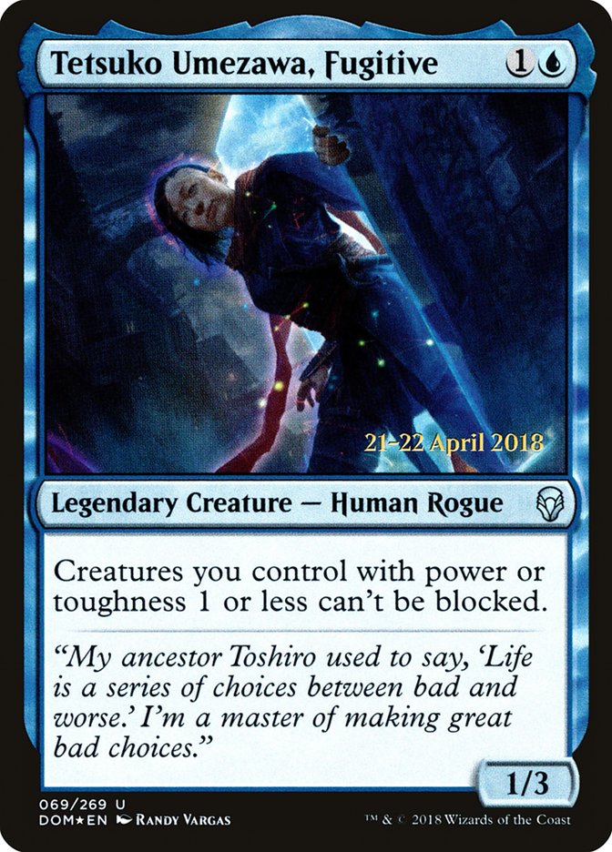 Tetsuko Umezawa, Fugitive [Dominaria Prerelease Promos] | Gate City Games LLC