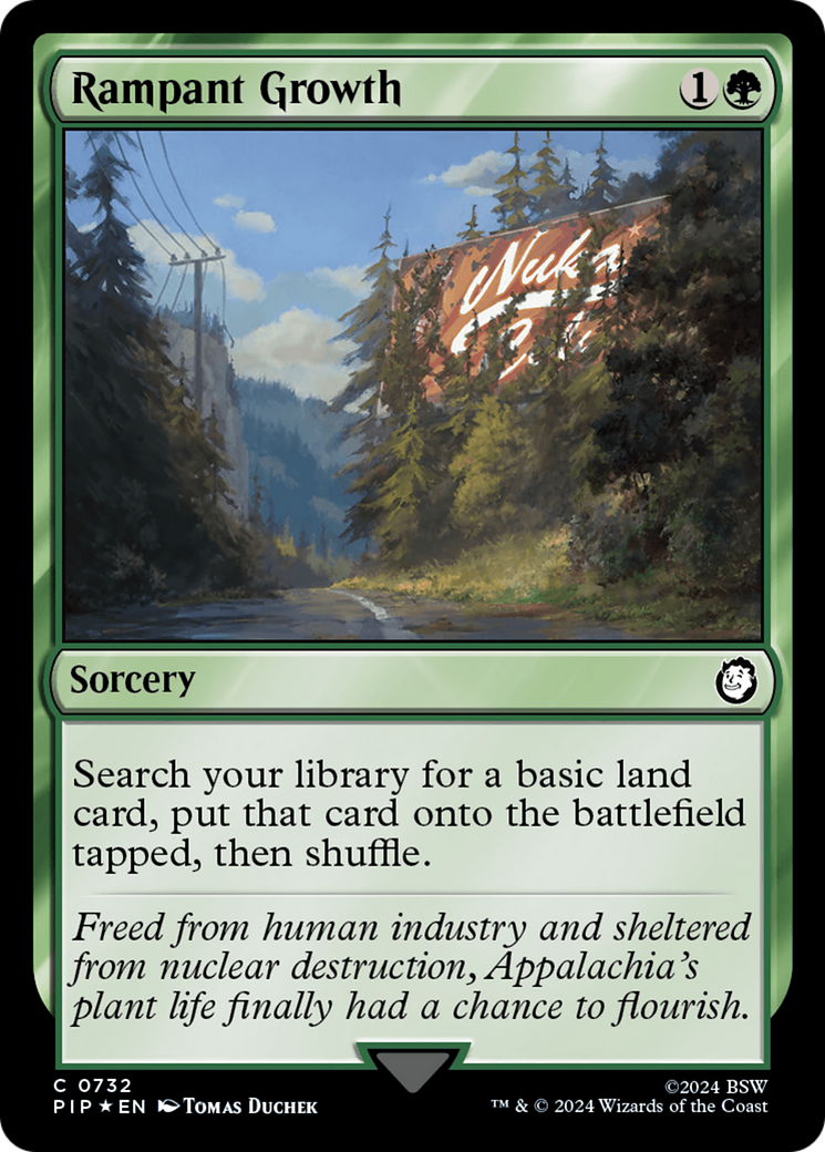Rampant Growth (Surge Foil) [Fallout] | Gate City Games LLC