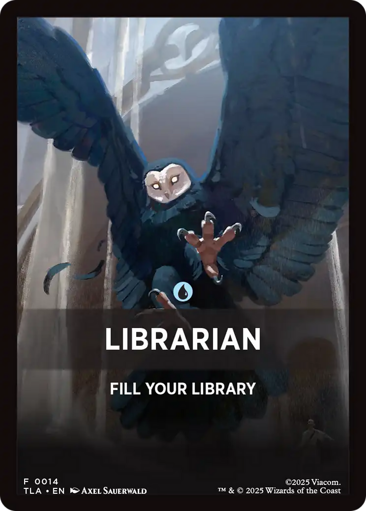 Librarian Theme Card [Avatar: The Last Airbender Tokens] | Gate City Games LLC