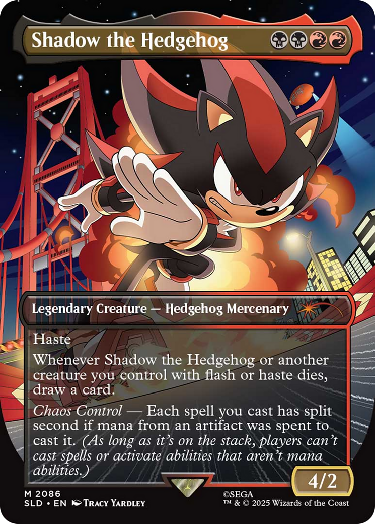 Shadow the Hedgehog (Rainbow Foil) [Secret Lair Drop Series] | Gate City Games LLC