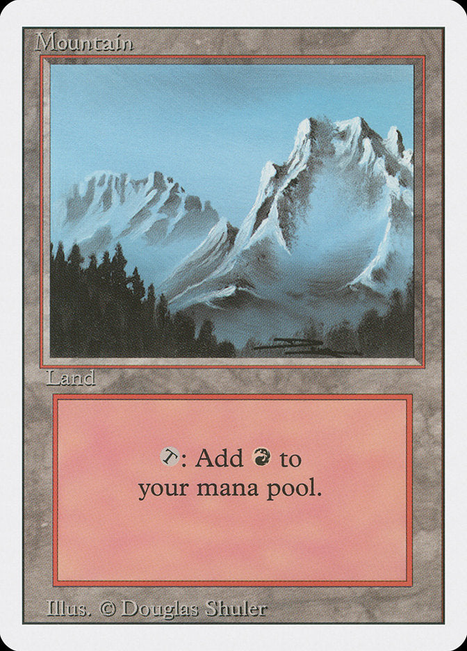 Mountain (Snow Top / Highest Point on Right) [Revised Edition] | Gate City Games LLC