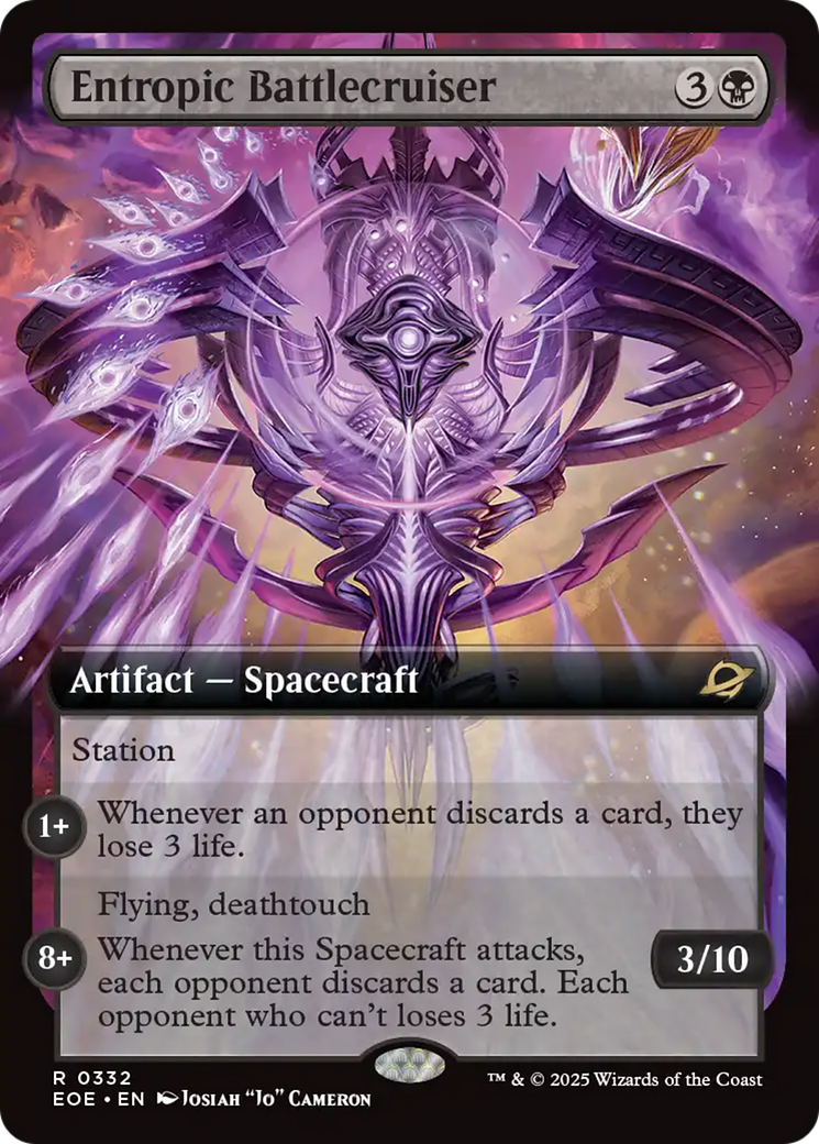 Entropic Battlecruiser (Extended Art) [Edge of Eternities] | Gate City Games LLC