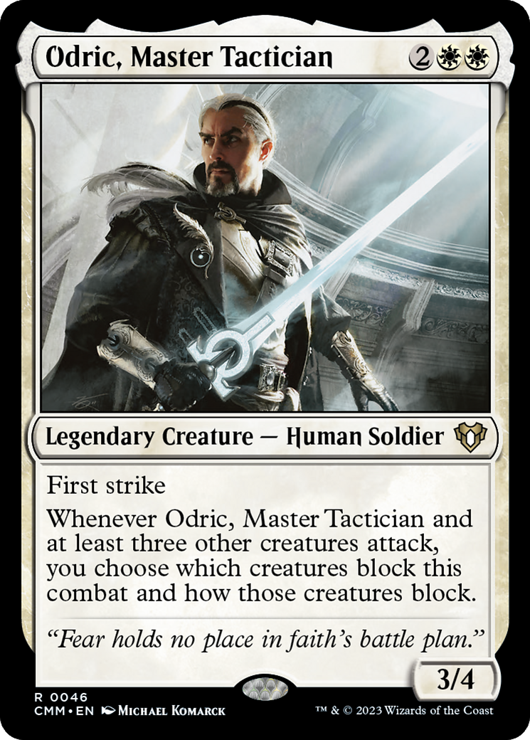 Odric, Master Tactician [Commander Masters] | Gate City Games LLC