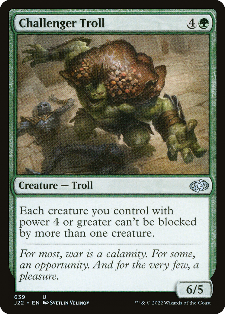 Challenger Troll [Jumpstart 2022] | Gate City Games LLC