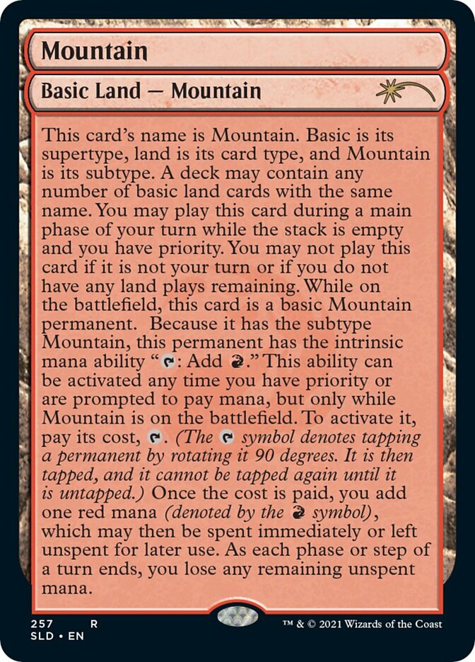 Mountain (257) [Secret Lair Drop Series] | Gate City Games LLC