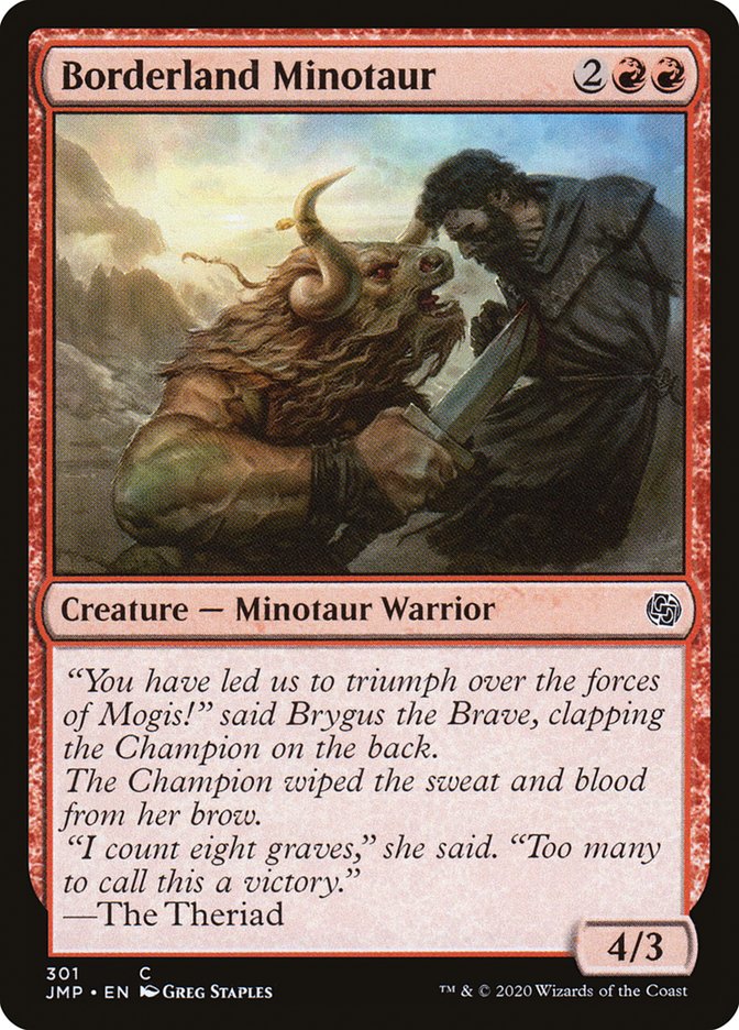 Borderland Minotaur [Jumpstart] | Gate City Games LLC