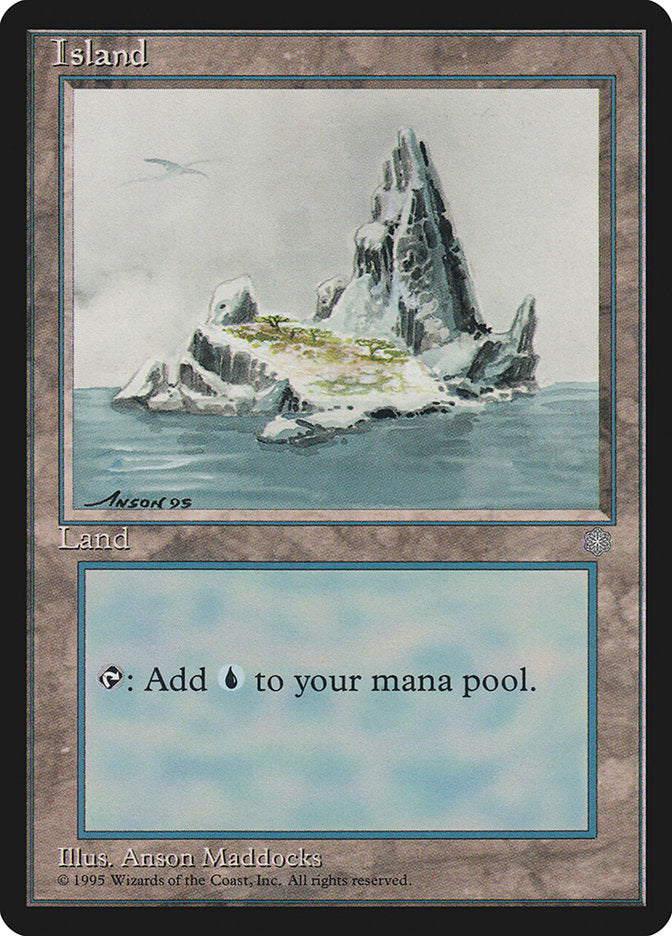 Island (Bird in Top Left / Signature on Left) [Ice Age] | Gate City Games LLC