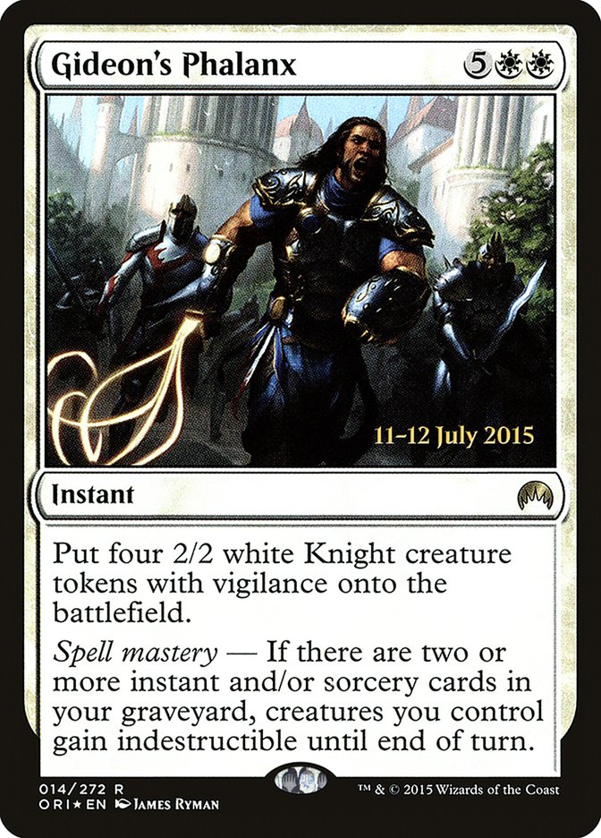 Gideon's Phalanx [Magic Origins Prerelease Promos] | Gate City Games LLC