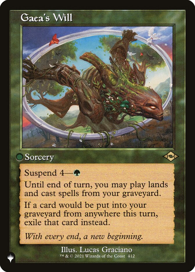 Gaea's Will [The List] | Gate City Games LLC