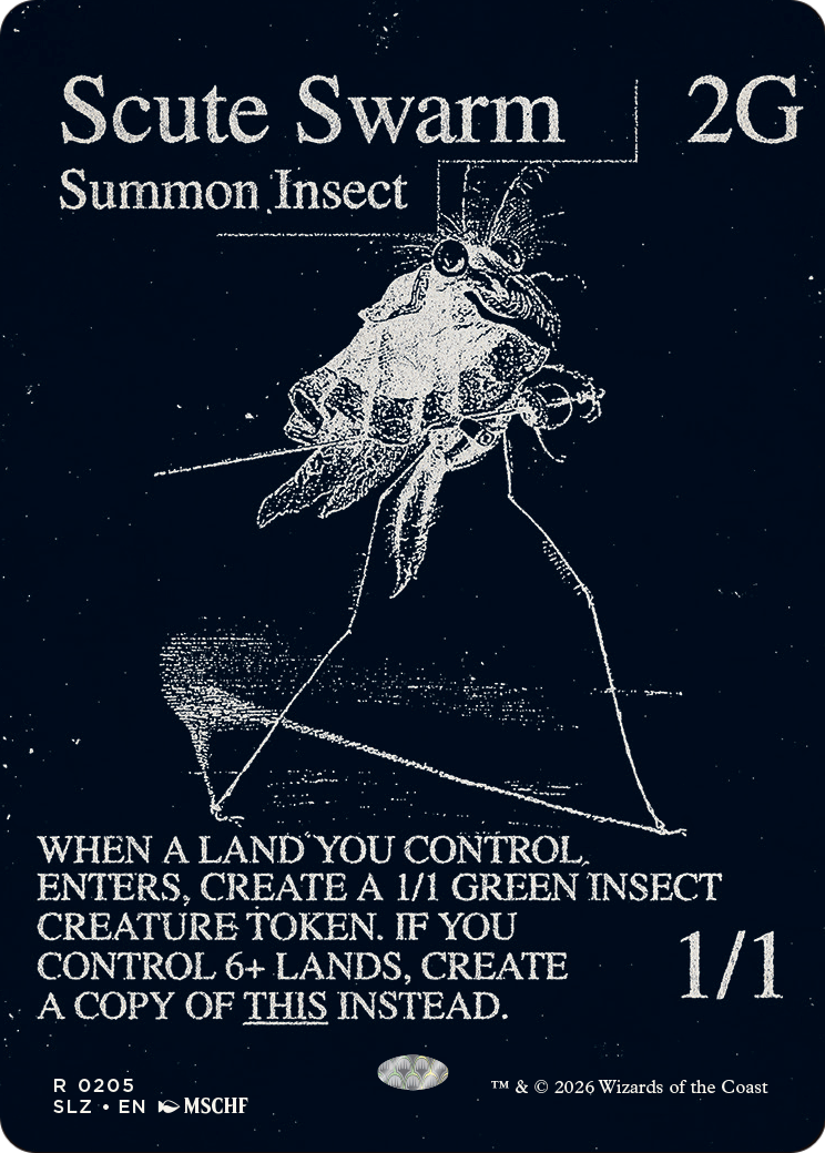 Scute Swarm (0205) [Secret Lair x MSCHF: The Zeta Set] | Gate City Games LLC