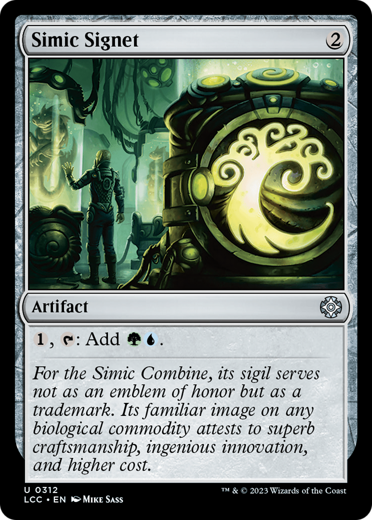 Simic Signet [The Lost Caverns of Ixalan Commander] | Gate City Games LLC