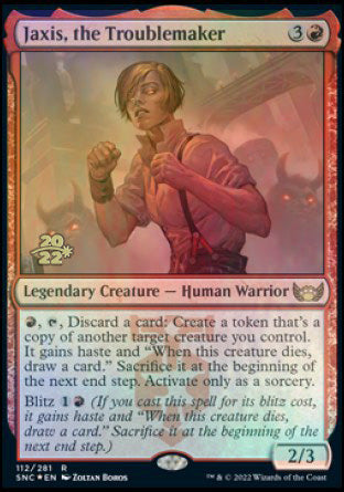 Jaxis, the Troublemaker [Streets of New Capenna Prerelease Promos] | Gate City Games LLC