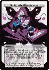 No Secret Is Hidden from Me (Full Art) [Duskmourn: Archenemy] | Gate City Games LLC