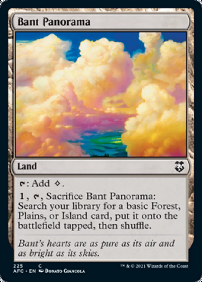 Bant Panorama [Dungeons & Dragons: Adventures in the Forgotten Realms Commander] | Gate City Games LLC