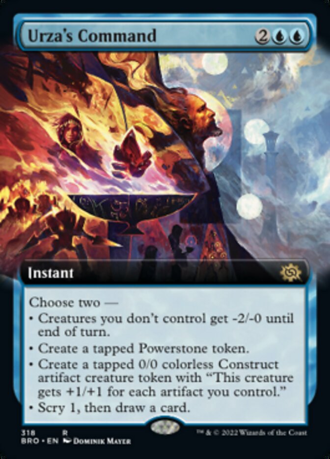 Urza's Command (Extended Art) [The Brothers' War] | Gate City Games LLC