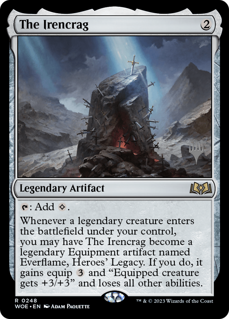 The Irencrag (Promo Pack) [Wilds of Eldraine Promos] | Gate City Games LLC