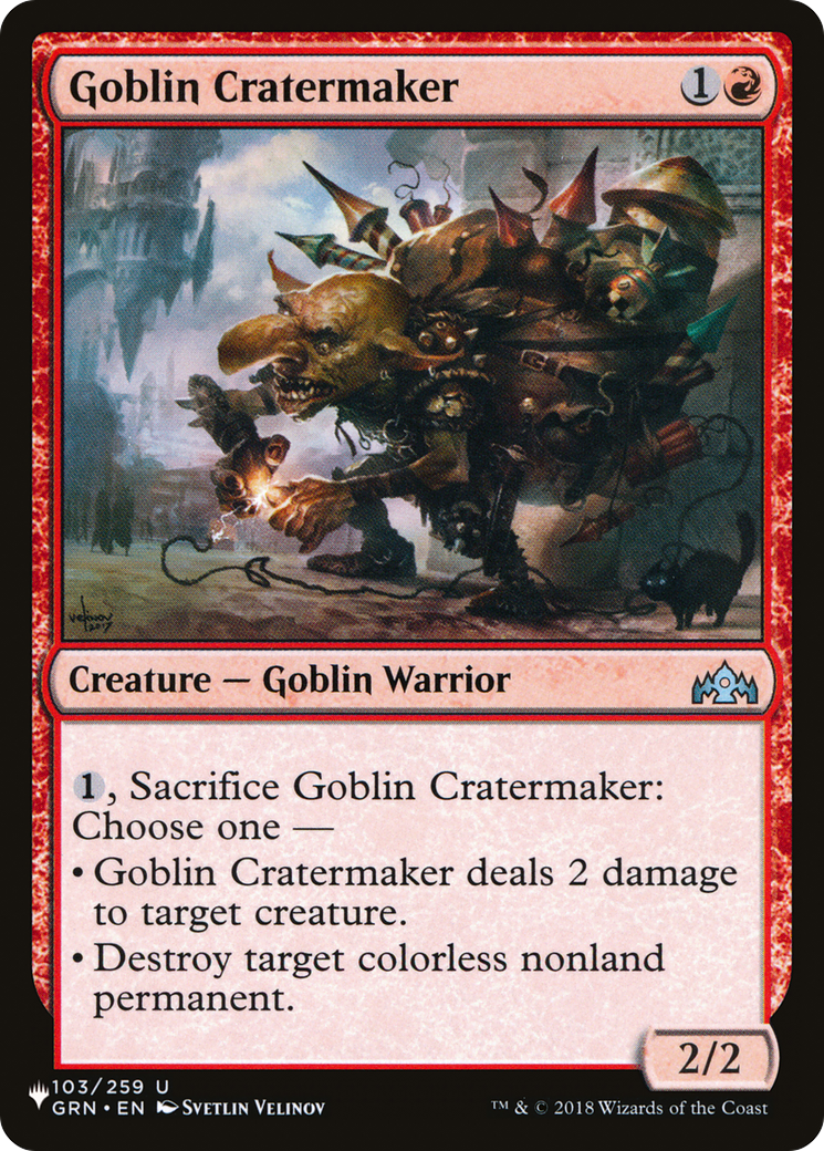 Goblin Cratermaker [The List] | Gate City Games LLC