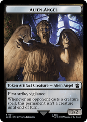 Alien Angel // Cyberman Double-Sided Token [Doctor Who Tokens] | Gate City Games LLC