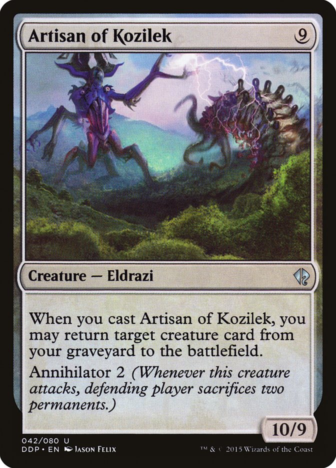 Artisan of Kozilek [Duel Decks: Zendikar vs. Eldrazi] | Gate City Games LLC