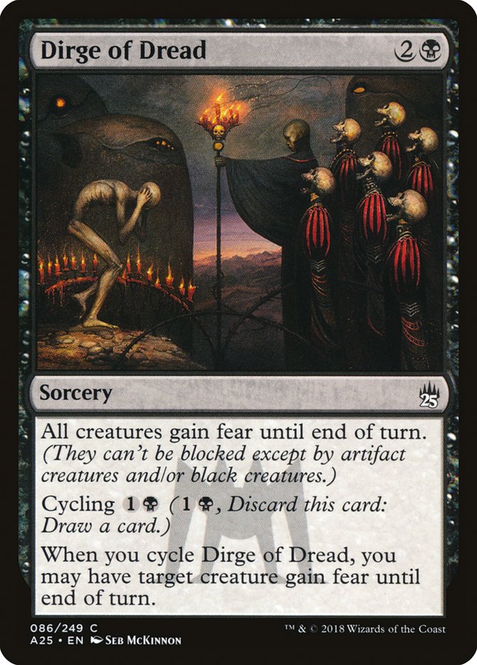 Dirge of Dread [Masters 25] | Gate City Games LLC
