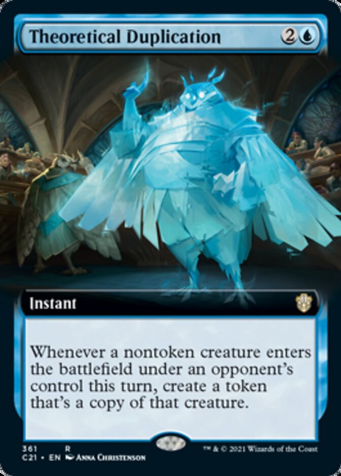 Theoretical Duplication (Extended Art) [Commander 2021] | Gate City Games LLC