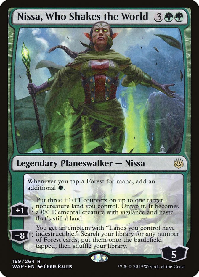Nissa, Who Shakes the World [War of the Spark] | Gate City Games LLC