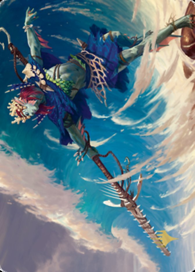 Tazeem Roilmage Art Card (Gold-Stamped Signature) [Zendikar Rising Art Series] | Gate City Games LLC