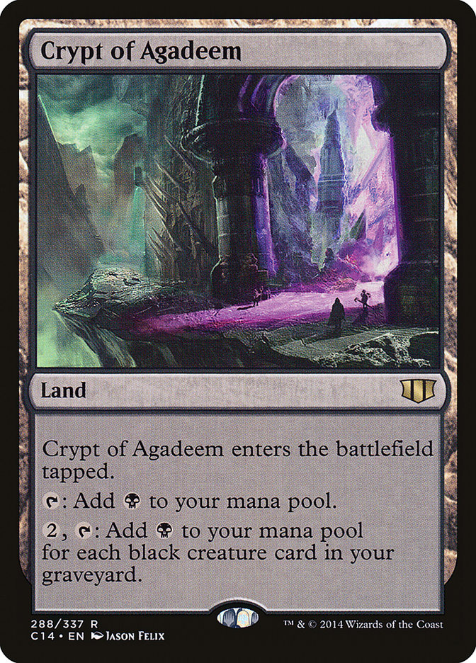 Crypt of Agadeem [Commander 2014] | Gate City Games LLC