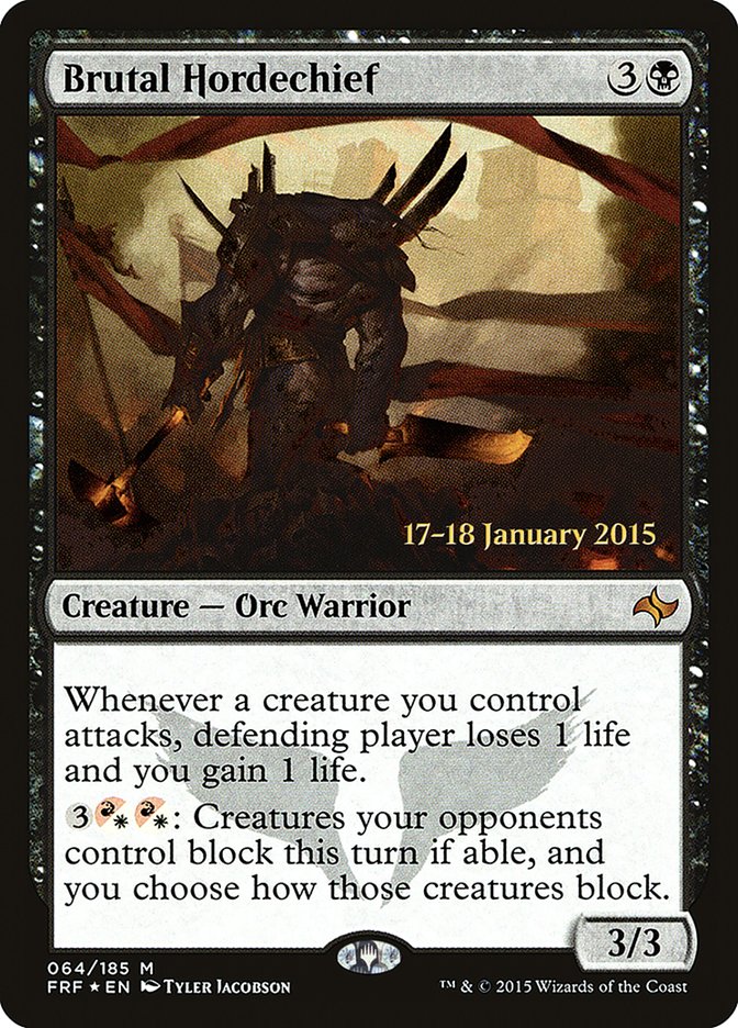 Brutal Hordechief [Fate Reforged Prerelease Promos] | Gate City Games LLC