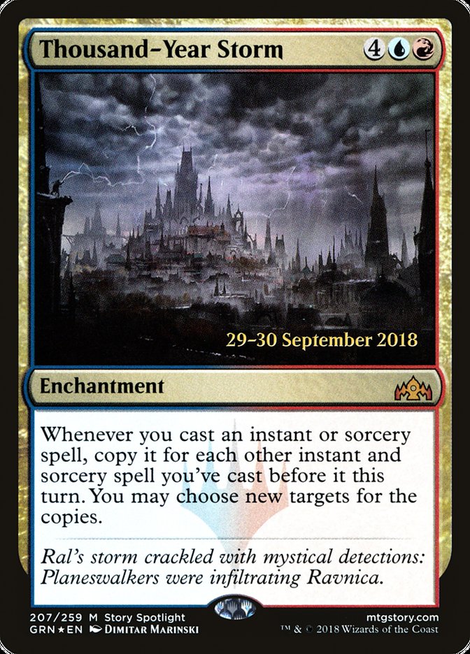 Thousand-Year Storm [Guilds of Ravnica Prerelease Promos] | Gate City Games LLC