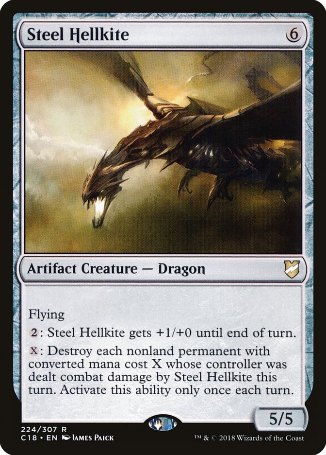 Steel Hellkite [Commander 2018] | Gate City Games LLC