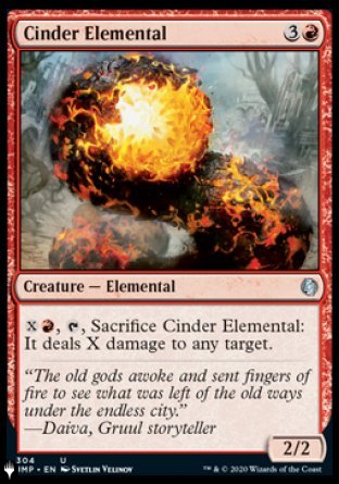 Cinder Elemental [The List] | Gate City Games LLC