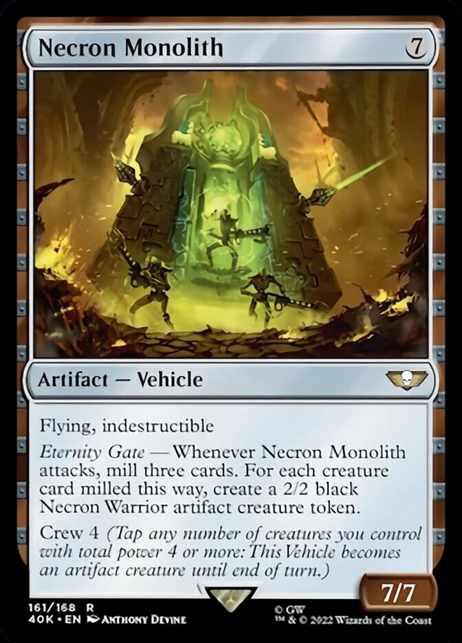Necron Monolith (Surge Foil) [Warhammer 40,000] | Gate City Games LLC